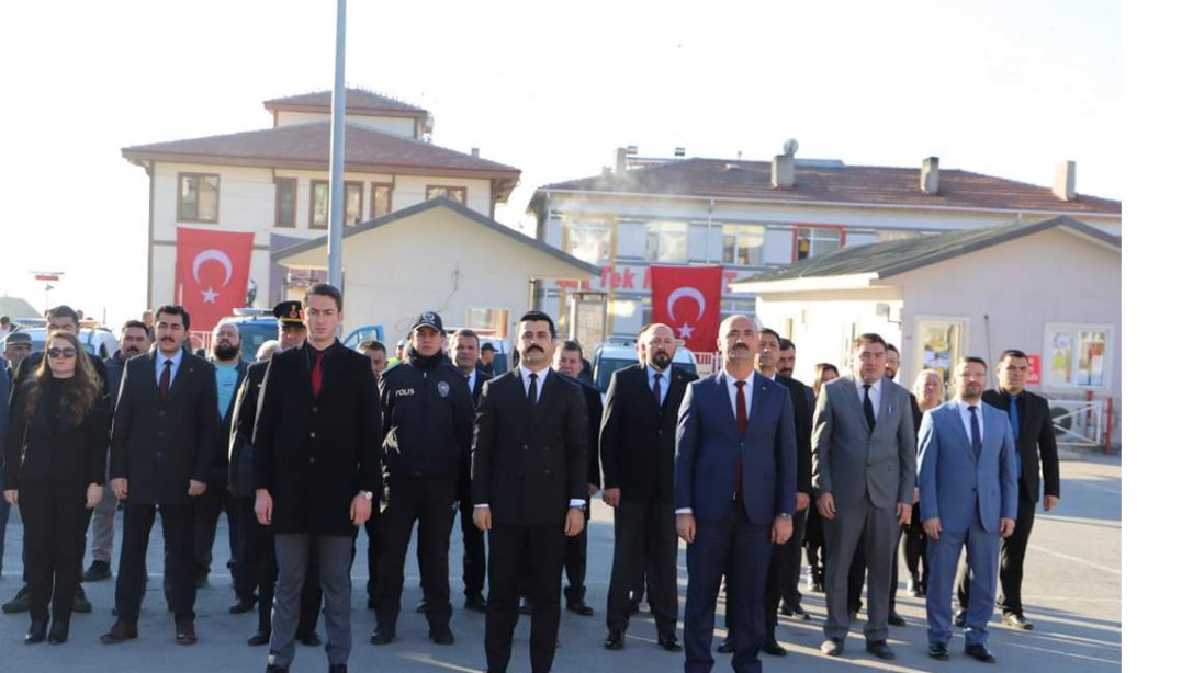 10 Kasım Atatürk'ü Anma Günü Töreni